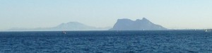 2014-08-21 19h13 Gibraltar et l'Afrique vus de la Cala Sardina